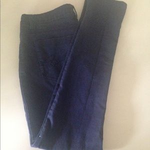 navy blue skinny jeans